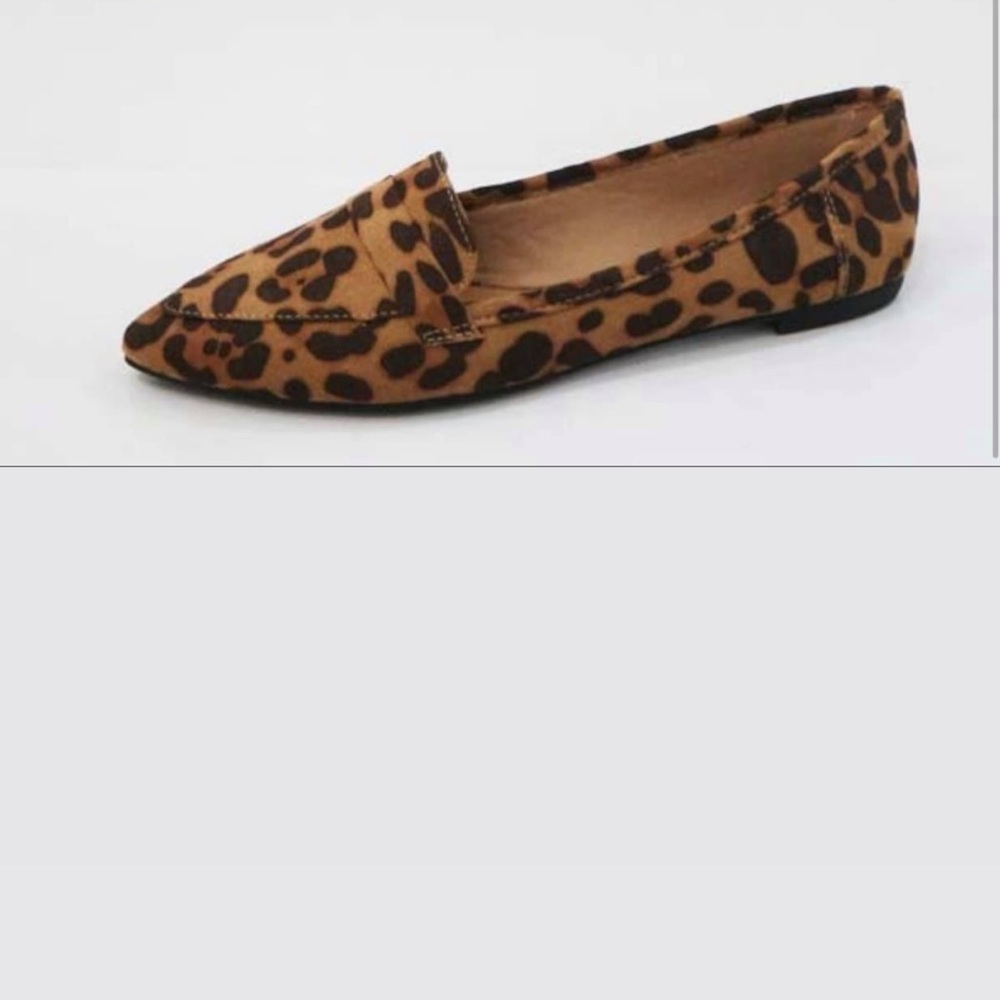 Leopard loafers